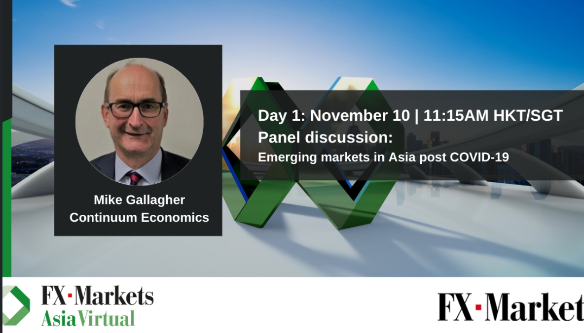 Mike Gallagher, speaking at the FX Week-Asia webinar conference 10 Nov