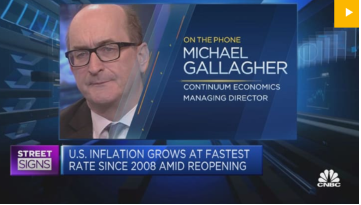 Mike Gallagher, MD Macro and Strategy on CNBC discussing FED policy and our recent Global Markets Outlook